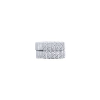 Brooks Brothers Herringbone 2 pc Wash Towels