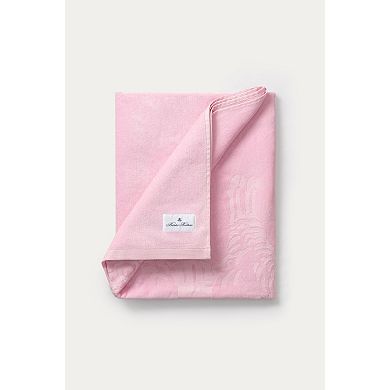 Brooks Brothers Jacquarded Logo Beach Towels