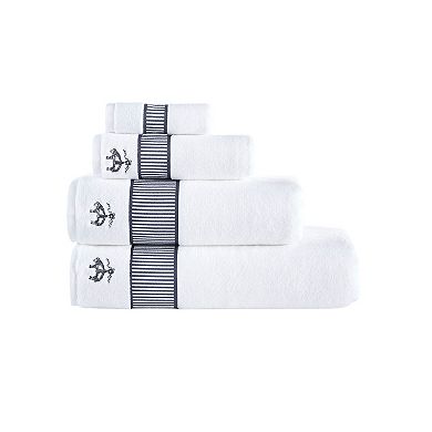 Brooks Brothers Fancy Border 2 pcs Bath Towels