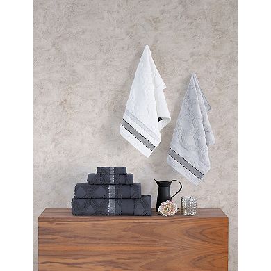 Brooks Brothers Large Square 4 pcs Wash Towels