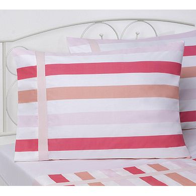 Brooks Brothers Awning Stripe Cotton Percale Pillowcase Pair