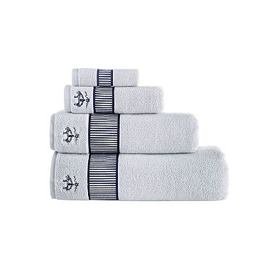 Brooks Brothers Fancy Border 4 pcs Washcloths