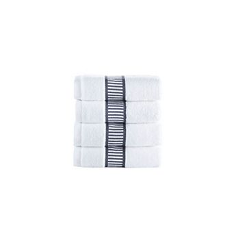 Brooks Brothers Fancy Border 4 pc Washcloths