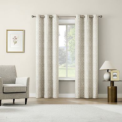 The Big One® Cerca Tonal Medallion 100% Blackout Grommet Single Window Curtain Panel