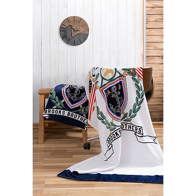 Brooks Brothers Logo Crest Beach Towels