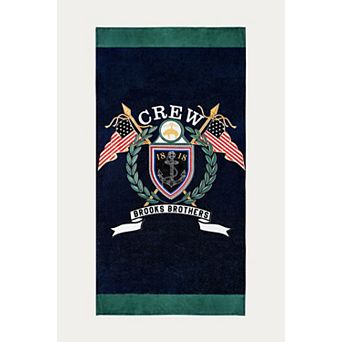 Brooks Brothers Logo Crest Beach Towels