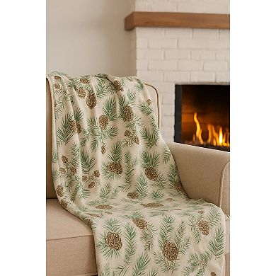 Heat Holders Heatweaver Plush Festive Throw Blanket