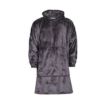 Heat Holders Heatweaver Plush Mega Hoodie Throw Blanket with Pockets