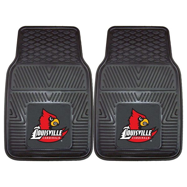FANMATS 2pk. Louisville Cardinals Car Floor Mats
