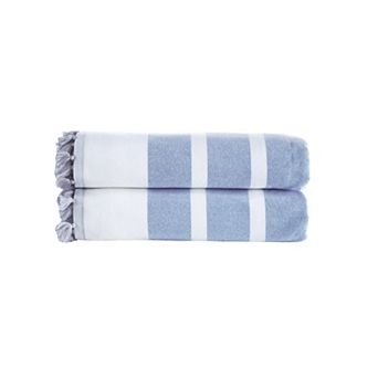 Brooks Brothers Turkish Pesthemal 2 pc Bath Sheets
