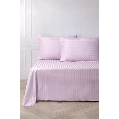 Brooks Brothers Sateen Stripe Cotton Sateen Sheet Set
