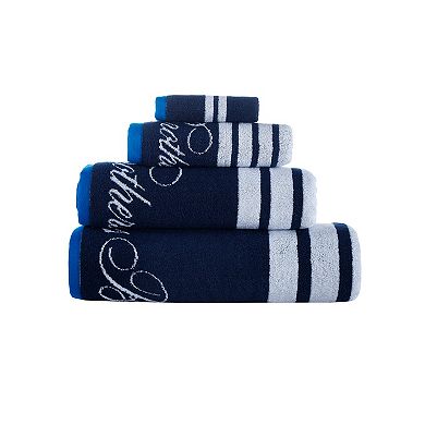 Brooks Brothers Nautical Blanket Stripe 2 pcs Wash Towels