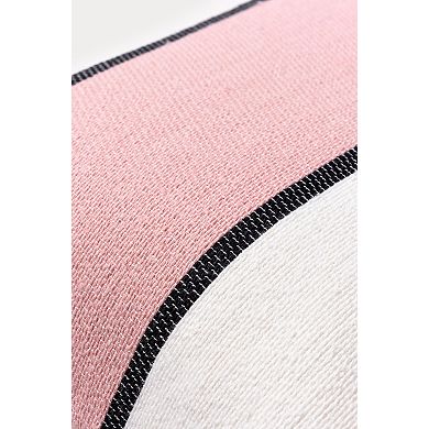 Brooks Brothers Striped Color Blocked Decorative Pillow