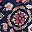 Navy Pink Paisley Tile
