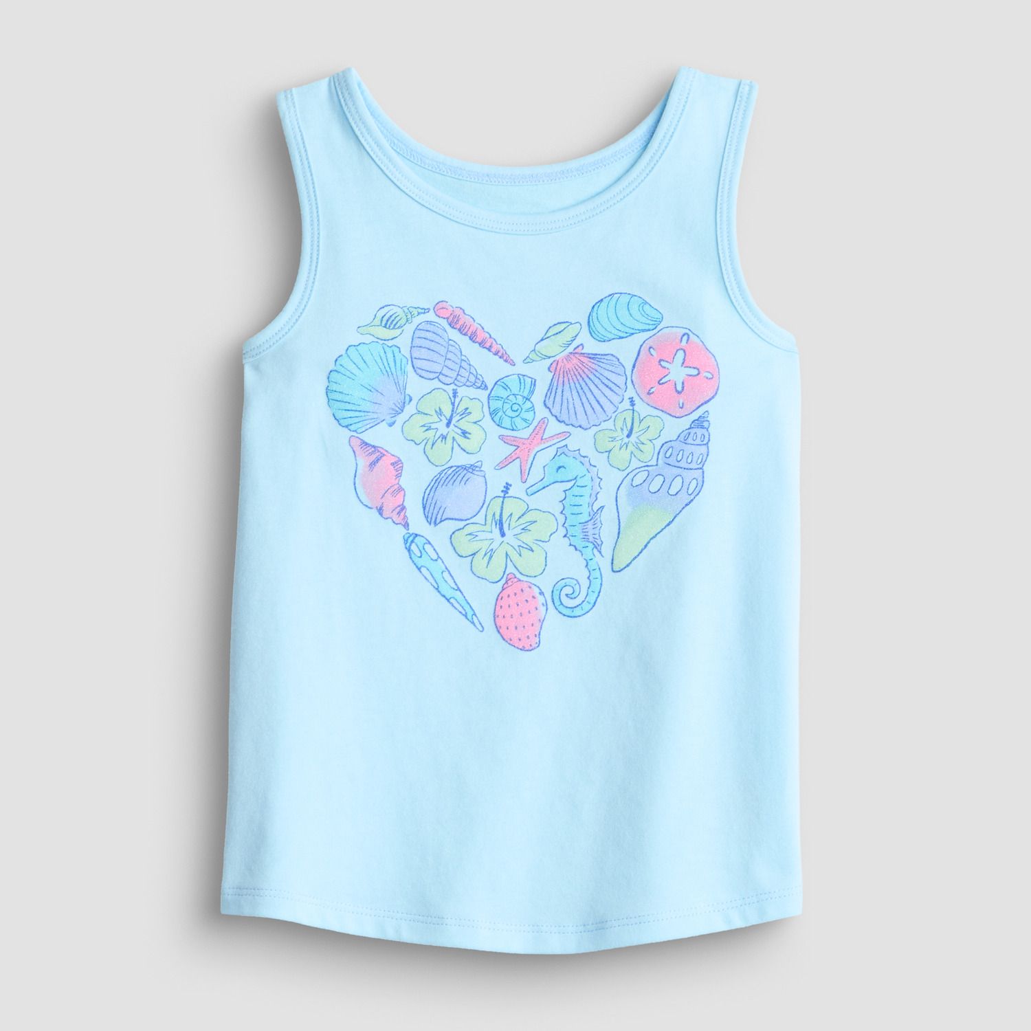 Детская майка Jumping Beans Core Tank Top, цвет: Аквамариновый