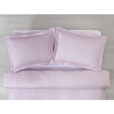 Brooks Brothers Sateen Stripe Cotton Sham Case Pair