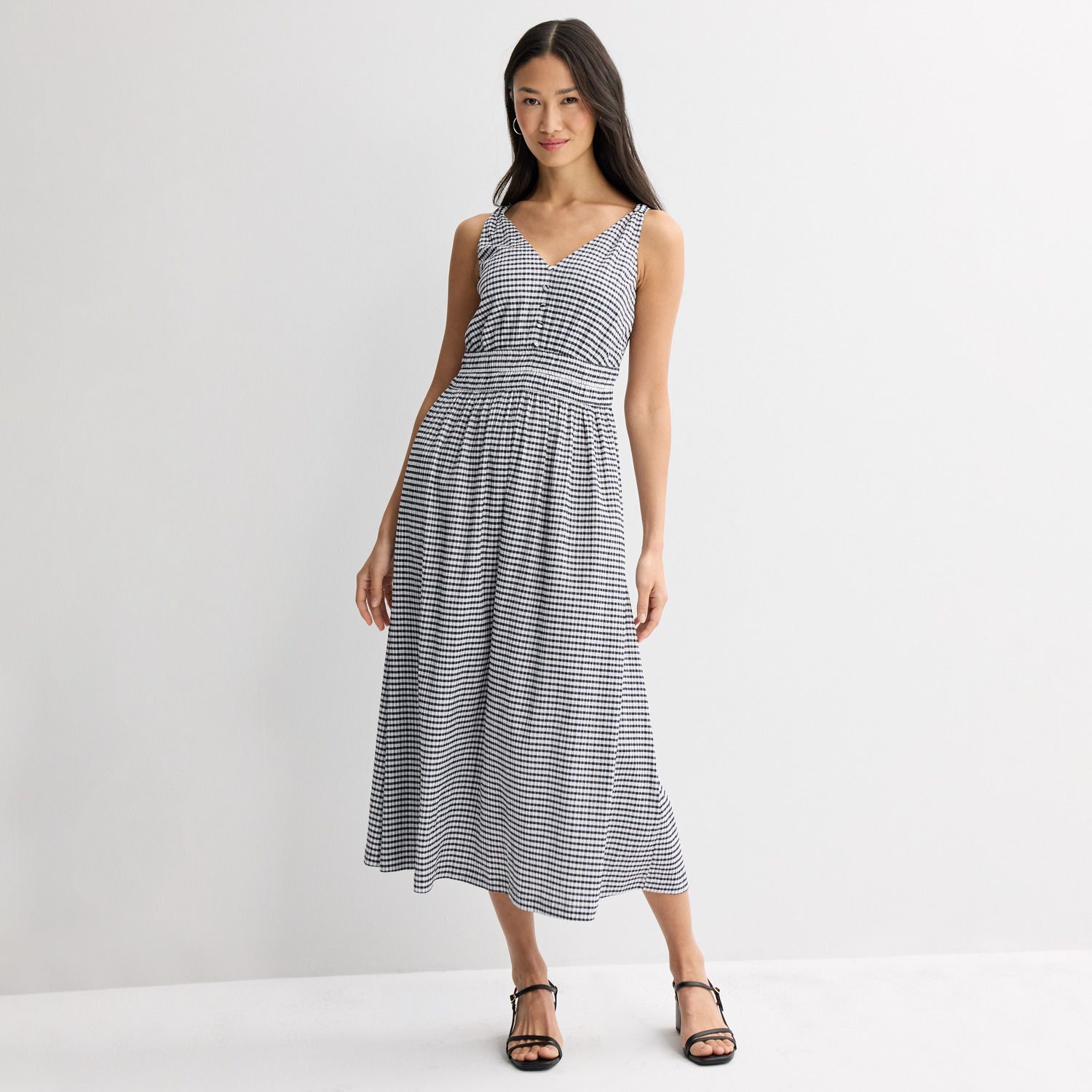 Женские платья 5th + Madison Edit Sleeveless Smocked Waist Dress