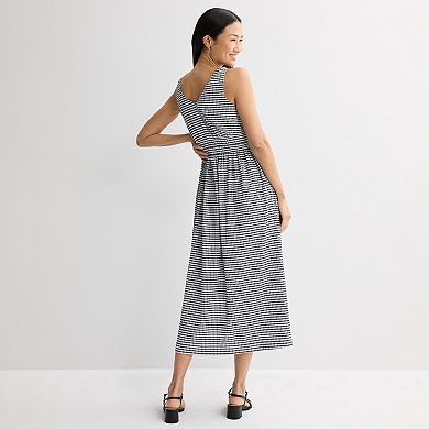 Women's 5th + Madison Edit Sleeveless Smocked Waist Dress