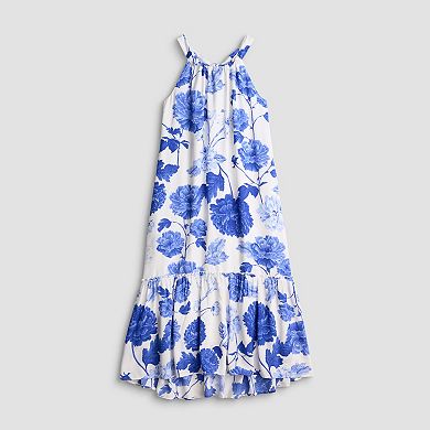 Women's 5th + Madison Edit Halter Neck Tiered Dress