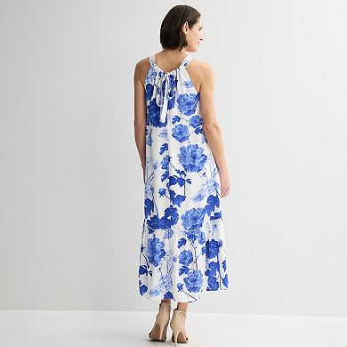 Women's 5th + Madison Edit Halter Neck Tiered Dress