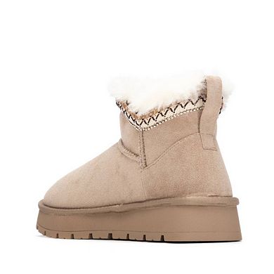 XTI Women's Suede Comfort Ankle Booties 144752