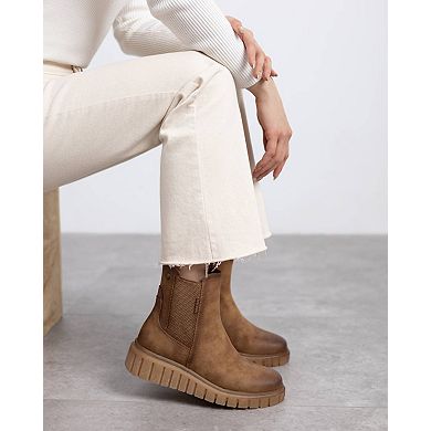 Refresh Women's Casual Chelsea Booties 173211