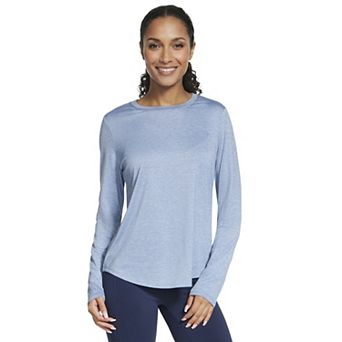 Women's Skechers® GO DRI Swift Long Sleeve Crewneck Tee