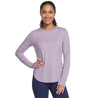 Women's Skechers® GO DRI Swift Long Sleeve Crewneck Tee