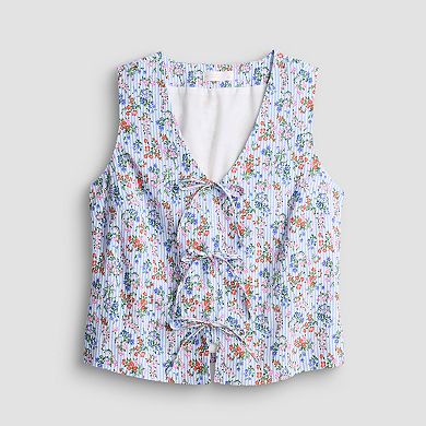 Women's LC Lauren Conrad Tie Front Vest