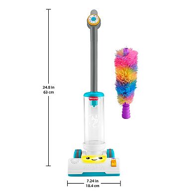 Fisher-Price Laugh & Learn 2-in-1 Vacuum Electronic Learning Toy
