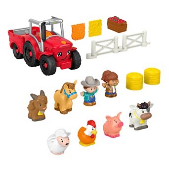 Fisher-Price Little People Musical Animal Tractor with 14 Accessories