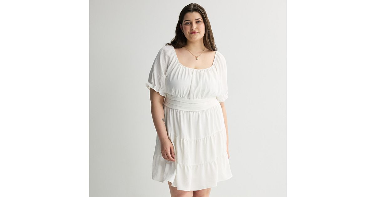 plus size graduation dresses white Womens Premium Guipure Lace Skater Dress - Package Contents White Plus Size Graduation Dress