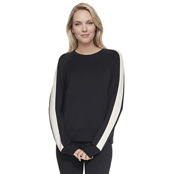 Women's Skechers® Skechluxe Elevate Blocked Crewneck Pullover