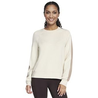 Women's Skechers® Skechluxe Elevate Blocked Crewneck Pullover