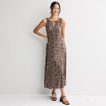 Women's Sandra Darren Sleeveless Surplice Dress