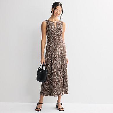 Women's Sandra Darren Sleeveless Surplice Dress