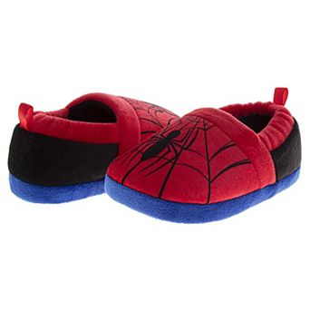 Marvel Spiderman Kids' Slippers Cozy, Plush, and Fun House Footwear (Toddler / Little Kid)