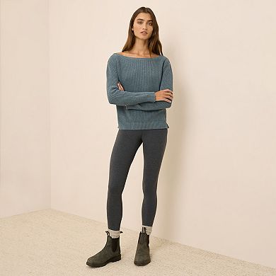 Luxe Knit Boatneck Sweater