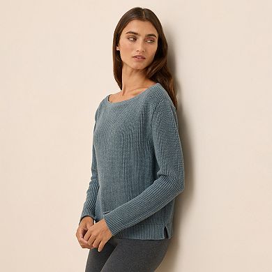 Luxe Knit Boatneck Sweater