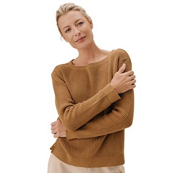 Luxe Knit Boatneck Sweater