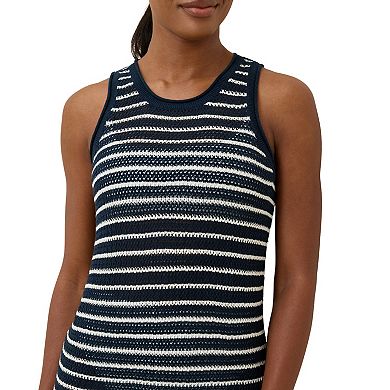 Beachside Linen Crochet Cover-Up Made with Organic Cotton