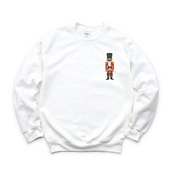 Embroidered Nutcracker - Women's Graphic Sweatshirt
