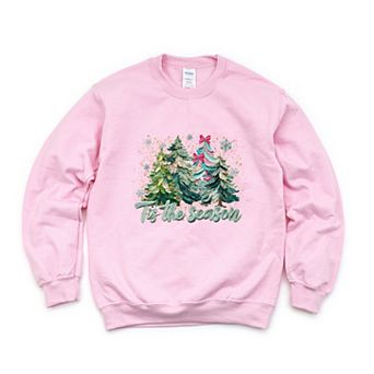 Tis The Season Painted Trees - Women's Graphic Sweatshirt