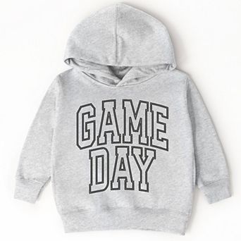 Embroidered Game Day Arched - Toddler Hoodie