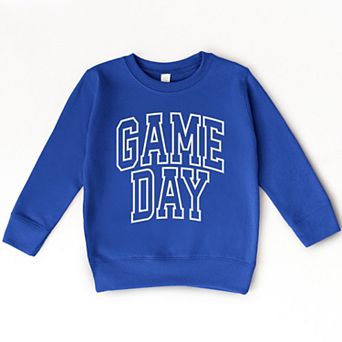 Embroidered Game Day Arched - Toddler Graphic Sweatshirt