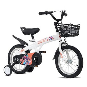 Whisen Kids’ Outdoor Bike with Detachable Training Wheels and Adjustable Saddle & Handlebar