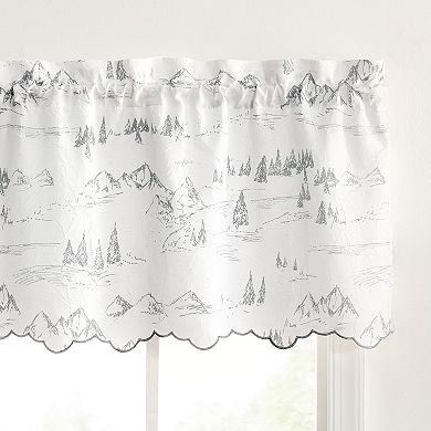 Mountain Vista 100% Polyester Rod Pocket Valance