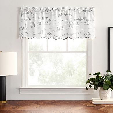 Mountain Vista 100% Polyester Rod Pocket Valance