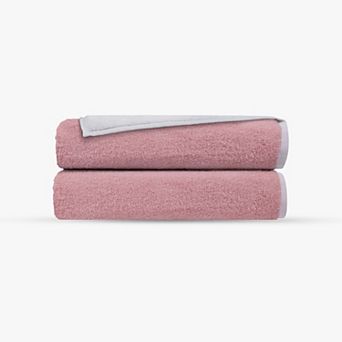 Double Face 2 pc Turkish Bath Towels Set