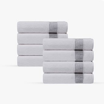 Pera 8 pc Turkish Wash Towels Set